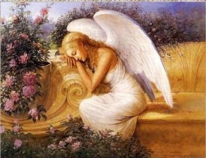 Unknown Artist Angel at Rest by Tadiello